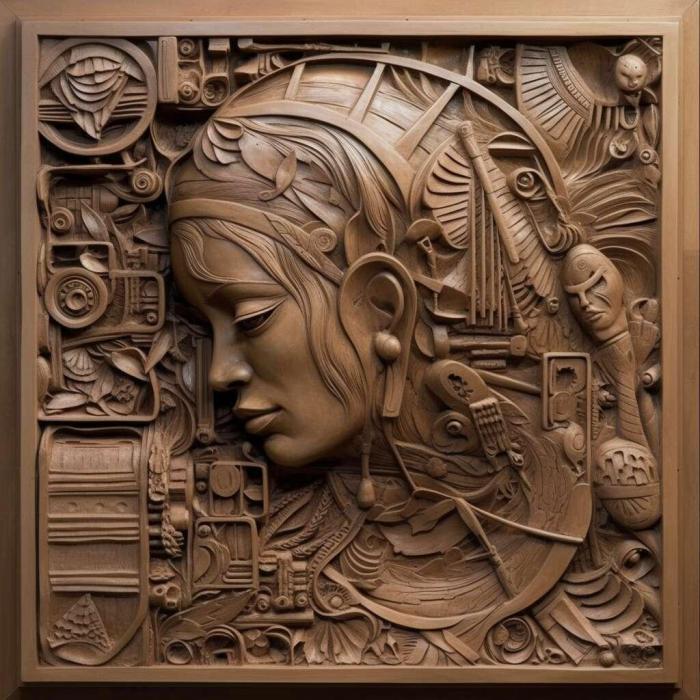 نموذج ثلاثي الأبعاد لآلة CNC 3D Art 